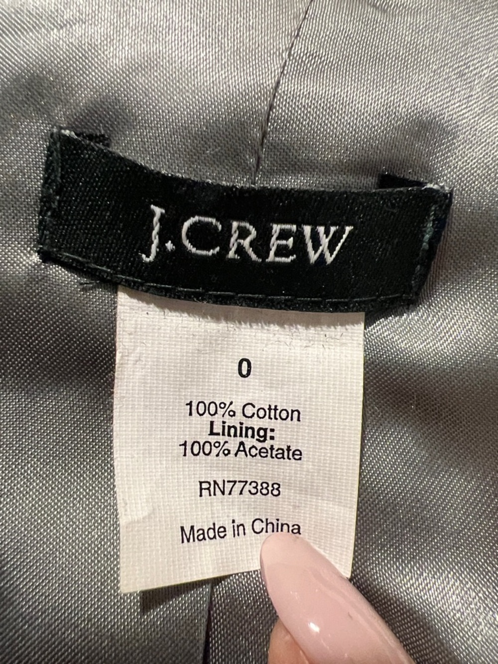 J.Crew Women's Velvet Blazer Jacket - Deep Burgundy - Picture 2 of 8